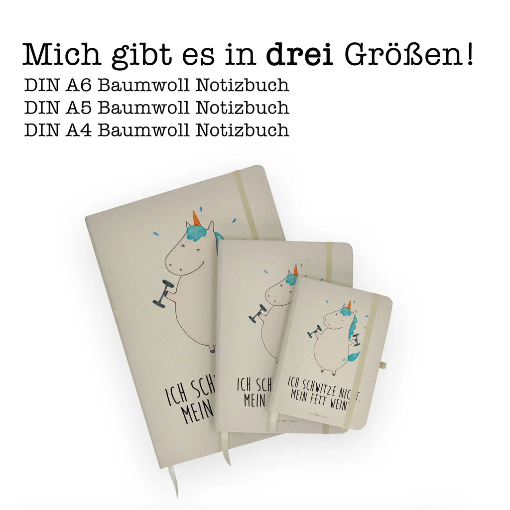 Baumwoll Notizbuch Einhorn Fitness Notizen, Eintragebuch, Tagebuch, Notizblock, Adressbuch, Journal, Kladde, Skizzenbuch, Notizheft, Schreibbuch, Schreibheft, Einhorn, Einhörner, Einhorn Deko, Pegasus, Unicorn, Gym, Fitness, Fitnessstudio, Diät, Abnehmen, Sport, Pumpen, Geräte, Sixpack