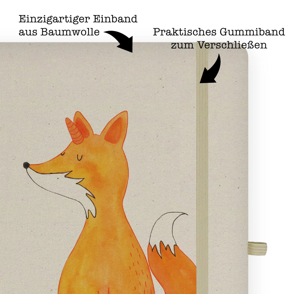 Baumwoll Notizbuch Fuchshörnchen Notizen, Eintragebuch, Tagebuch, Notizblock, Adressbuch, Journal, Kladde, Skizzenbuch, Notizheft, Schreibbuch, Schreibheft, Einhorn, Einhörner, Einhorn Deko, Pegasus, Unicorn, Fuchs, Unicorns, Fuchshörnchen, Fuchshorn, Foxycorn, Füchse