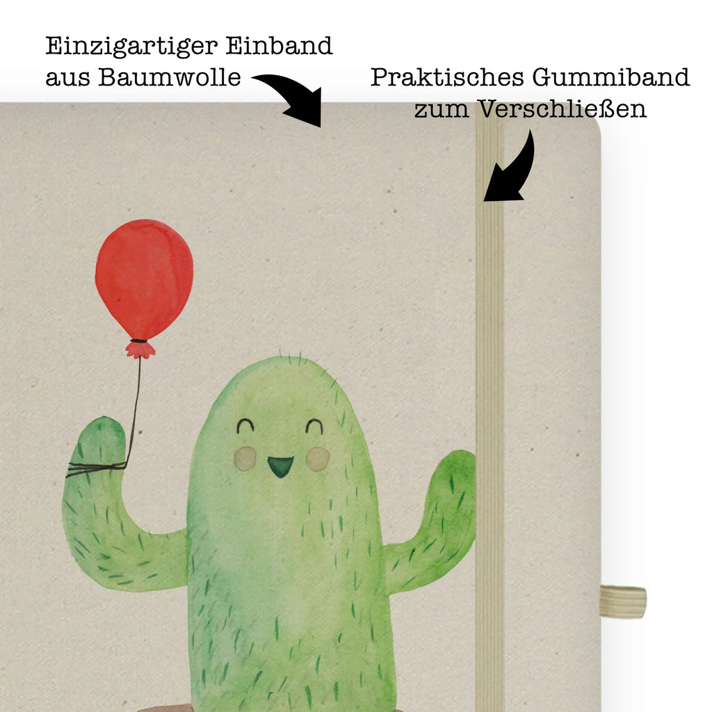 Baumwoll Notizbuch Kaktus Luftballon Notizen, Eintragebuch, Tagebuch, Notizblock, Adressbuch, Journal, Kladde, Skizzenbuch, Notizheft, Schreibbuch, Schreibheft, Kaktus, Kakteen, Luftballon, Neustart, Freude, Büro, Stress, Büroalltag, Freundin, Freund, Ausbildung, Prüfung