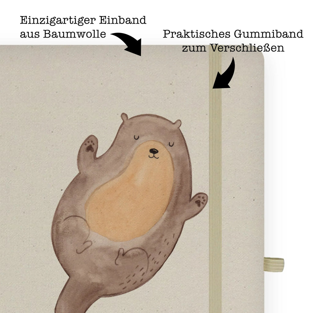 Baumwoll Notizbuch Otter Umarmen Notizen, Eintragebuch, Tagebuch, Notizblock, Adressbuch, Journal, Kladde, Skizzenbuch, Notizheft, Schreibbuch, Schreibheft, Otter, Fischotter, Seeotter, Otter Seeotter See Otter