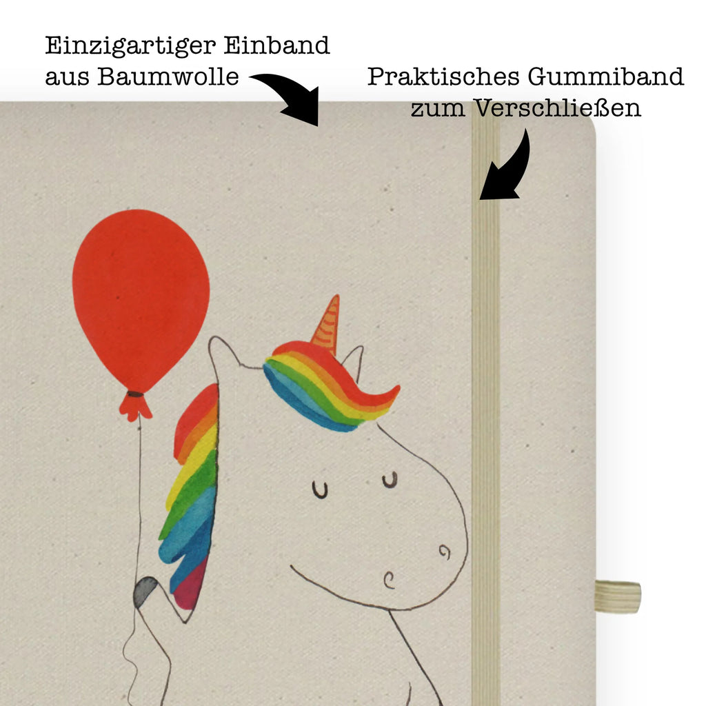 Baumwoll Notizbuch Einhorn Luftballon Notizen, Eintragebuch, Tagebuch, Notizblock, Adressbuch, Journal, Kladde, Skizzenbuch, Notizheft, Schreibbuch, Schreibheft, Einhorn, Einhörner, Einhorn Deko, Pegasus, Unicorn, Luftballon, Geld, Lebenslust, Freude, Geschenk, Freundin