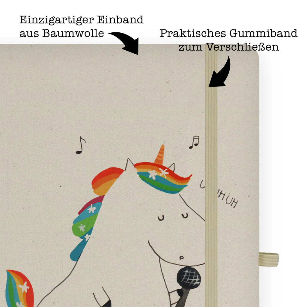 Baumwoll Notizbuch Einhorn Sänger Notizen, Eintragebuch, Tagebuch, Notizblock, Adressbuch, Journal, Kladde, Skizzenbuch, Notizheft, Schreibbuch, Schreibheft, Einhorn, Einhörner, Einhorn Deko, Pegasus, Unicorn, Glitzer, Konfetti, Party, Geburtstag, Feier, Fest, Disco, Sängerin, Sänger, Freundin