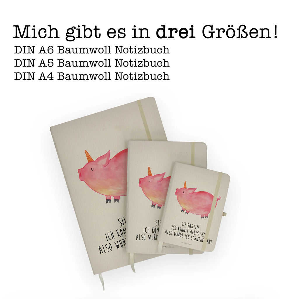 Baumwoll Notizbuch Einhorn Schweinhorn Notizen, Eintragebuch, Tagebuch, Notizblock, Adressbuch, Journal, Kladde, Skizzenbuch, Notizheft, Schreibbuch, Schreibheft, Einhorn, Einhörner, Einhorn Deko, Pegasus, Unicorn, Party, Spaß, Schwein, Schweinhorn, Bauer, witzig. lustig, Spruch, geschenk, Pig, Piggy, funny, english, englisch