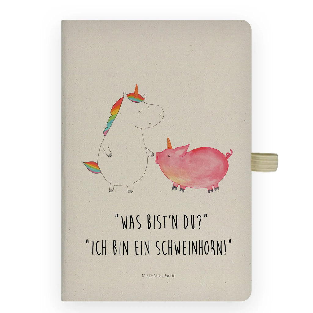 Baumwoll Notizbuch Einhorn Schwein Notizen, Eintragebuch, Tagebuch, Notizblock, Adressbuch, Journal, Kladde, Skizzenbuch, Notizheft, Schreibbuch, Schreibheft, Einhorn, Einhörner, Einhorn Deko, Unicorn, Freundschaft, Schweinhorn, Schwein, Freundin, Schweinchen