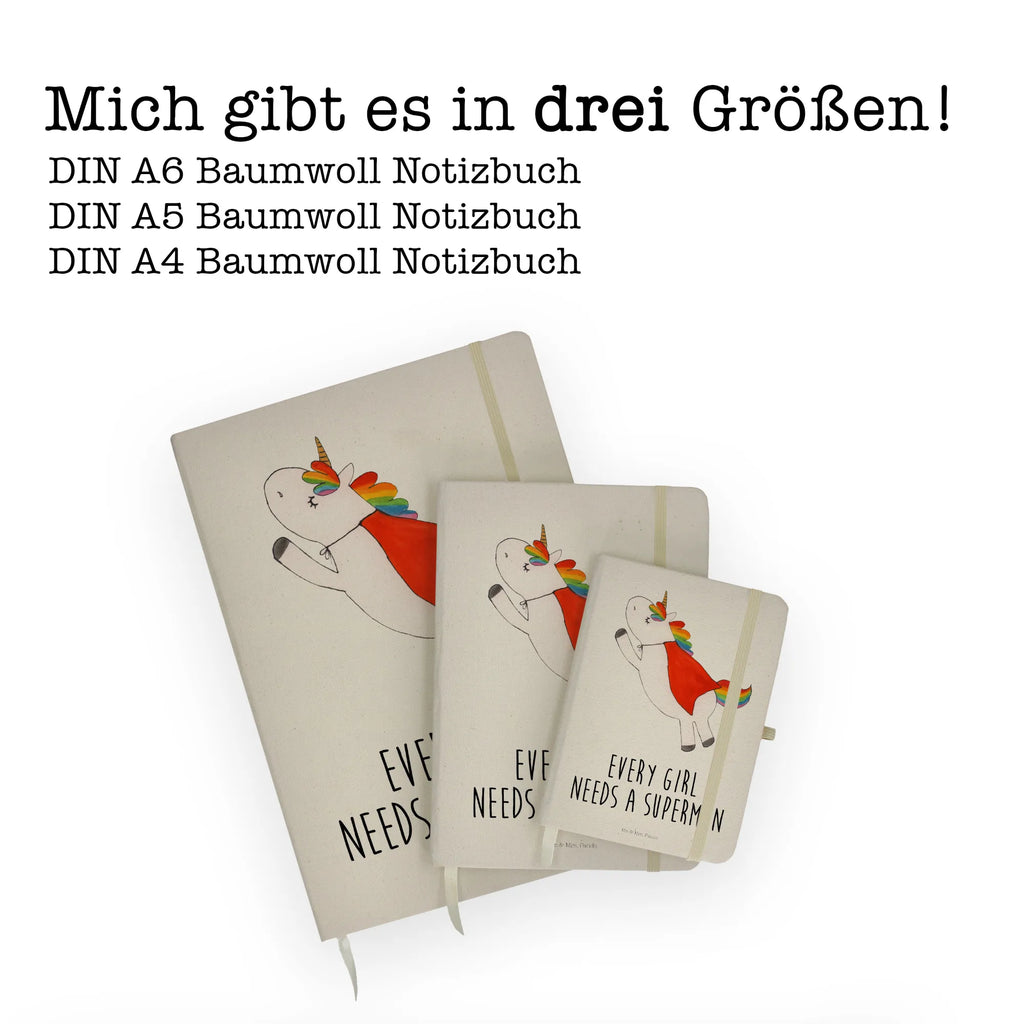 Baumwoll Notizbuch Einhorn Super Notizen, Eintragebuch, Tagebuch, Notizblock, Adressbuch, Journal, Kladde, Skizzenbuch, Notizheft, Schreibbuch, Schreibheft, Einhorn, Einhörner, Einhorn Deko, Pegasus, Unicorn, Traummann, Superheld, Held, Freundin, Geschenk, Girl, Mädchen