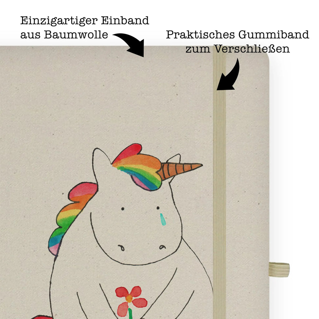 Baumwoll Notizbuch Einhorn Traurig Notizen, Eintragebuch, Tagebuch, Notizblock, Adressbuch, Journal, Kladde, Skizzenbuch, Notizheft, Schreibbuch, Schreibheft, Einhorn, Einhörner, Einhorn Deko, Pegasus, Unicorn, Glitzer, Trösten. Freundschaft, Freunde, Liebe, Trauer, Grußkarte, Blume