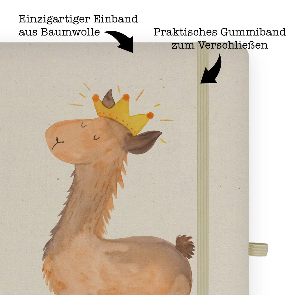 Baumwoll Notizbuch Lama König Notizen, Eintragebuch, Tagebuch, Notizblock, Adressbuch, Journal, Kladde, Skizzenbuch, Notizheft, Schreibbuch, Schreibheft, Lama, Alpaka, Lamas, König, Königin, Freundin, Mama, Papa, Büro Kollege, Kollegin, Chef, Vorgesetzter, Abi, Abitur