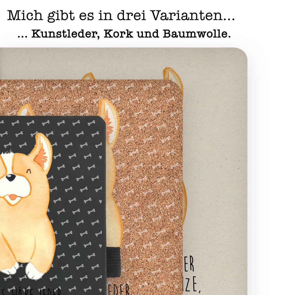 Baumwoll Notizbuch Corgie Notizen, Eintragebuch, Tagebuch, Notizblock, Adressbuch, Journal, Kladde, Skizzenbuch, Notizheft, Schreibbuch, Schreibheft, Hund, Hundemotiv, Haustier, Hunderasse, Tierliebhaber, Hundebesitzer, Sprüche, Corgie, Welsh Corgie Pembroke, britisch, Motivation, Spruch, Hundespruch, Lebensfreude