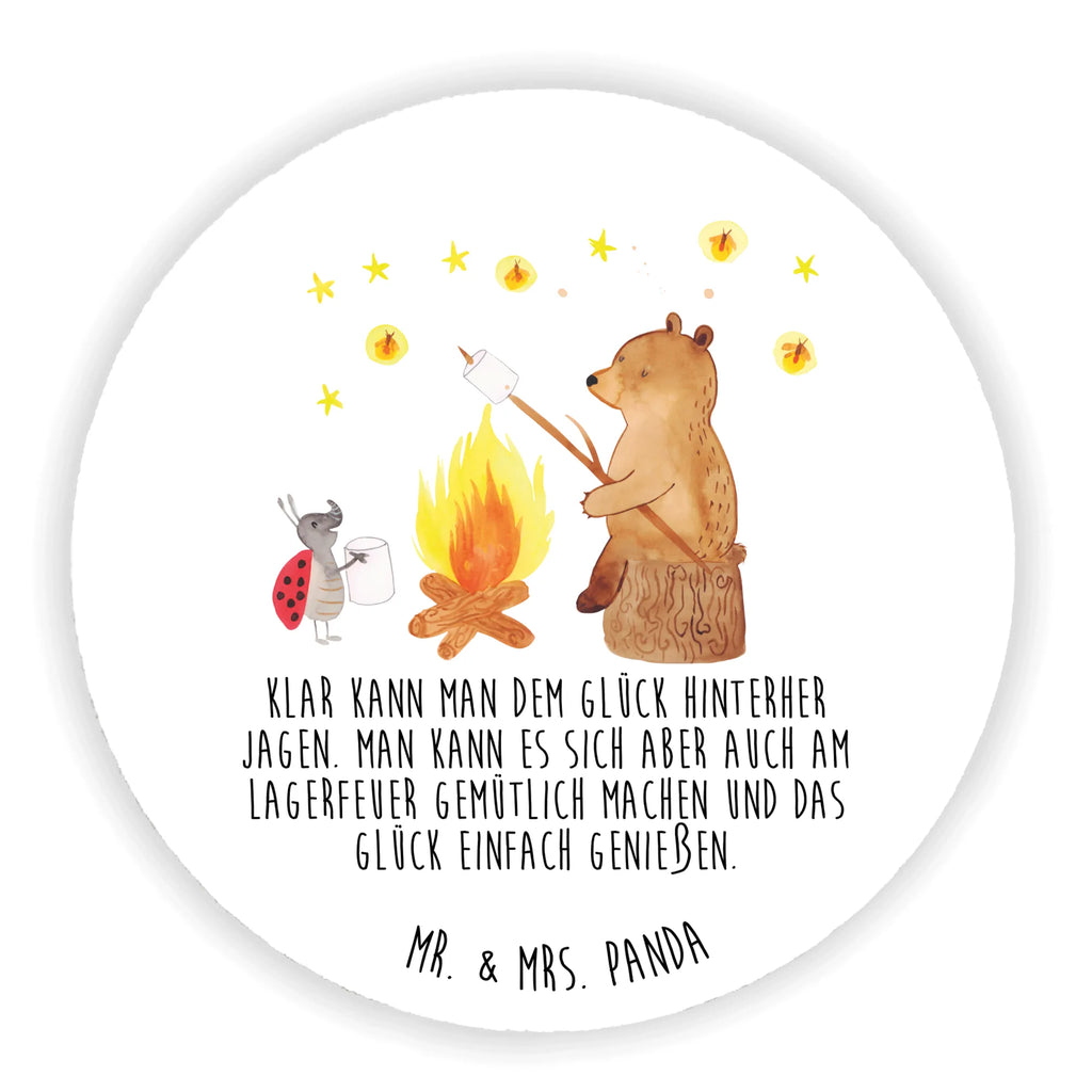 Rund Magnet Bär & Marienkäfer Lagerfeuer Kühlschrankmagnet, Pinnwandmagnet, Souvenir Magnet, Motivmagnete, Dekomagnet, Whiteboard Magnet, Notiz Magnet, Kühlschrank Dekoration, Bär, Teddy, Teddybär, Lagerfeuer