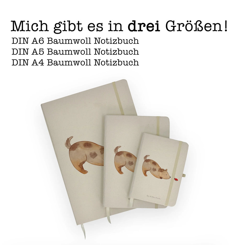 Baumwoll Notizbuch Hund Marienkäfer Notizen, Eintragebuch, Tagebuch, Notizblock, Adressbuch, Journal, Kladde, Skizzenbuch, Notizheft, Schreibbuch, Schreibheft, Hund, Hundemotiv, Haustier, Hunderasse, Tierliebhaber, Hundebesitzer, Sprüche, Hunde, Hundespruch, Marienkäfer, Mischling, Mischlinghund