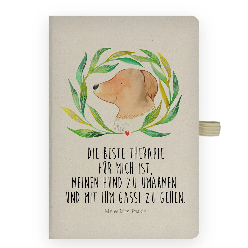 Baumwoll Notizbuch Hund Ranke Notizen, Eintragebuch, Tagebuch, Notizblock, Adressbuch, Journal, Kladde, Skizzenbuch, Notizheft, Schreibbuch, Schreibheft, Hund, Hundemotiv, Haustier, Hunderasse, Tierliebhaber, Hundebesitzer, Sprüche, Ranke, Therapie, Selbsttherapie, Hundeliebe, Hundeglück, Hunde