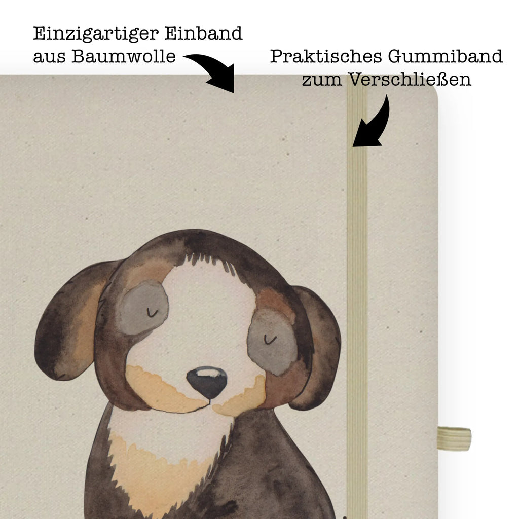 Baumwoll Notizbuch Hund entspannt Notizen, Eintragebuch, Tagebuch, Notizblock, Adressbuch, Journal, Kladde, Skizzenbuch, Notizheft, Schreibbuch, Schreibheft, Hund, Hundemotiv, Haustier, Hunderasse, Tierliebhaber, Hundebesitzer, Sprüche, schwarzer Hund, Hundeliebe, Liebe, Hundeglück