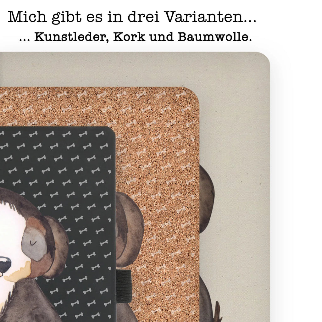 Baumwoll Notizbuch Hund entspannt Notizen, Eintragebuch, Tagebuch, Notizblock, Adressbuch, Journal, Kladde, Skizzenbuch, Notizheft, Schreibbuch, Schreibheft, Hund, Hundemotiv, Haustier, Hunderasse, Tierliebhaber, Hundebesitzer, Sprüche, schwarzer Hund, Hundeliebe, Liebe, Hundeglück