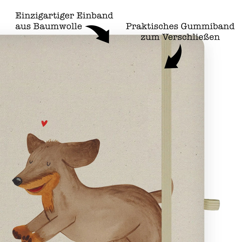 Baumwoll Notizbuch Hund Dackel fröhlich Notizen, Eintragebuch, Tagebuch, Notizblock, Adressbuch, Journal, Kladde, Skizzenbuch, Notizheft, Schreibbuch, Schreibheft, Hund, Hundemotiv, Haustier, Hunderasse, Tierliebhaber, Hundebesitzer, Sprüche, Hunde, Dackel, Dachshund, happy dog