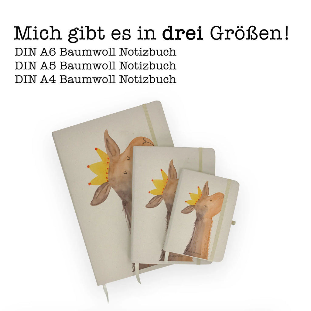 Baumwoll Notizbuch Lamakopf König Notizen, Eintragebuch, Tagebuch, Notizblock, Adressbuch, Journal, Kladde, Skizzenbuch, Notizheft, Schreibbuch, Schreibheft, Lama, Alpaka, Lamas, König, Königin, Freundin, Mama, Papa, Büro Kollege, Kollegin, Chef, Vorgesetzter, Abi, Abitur