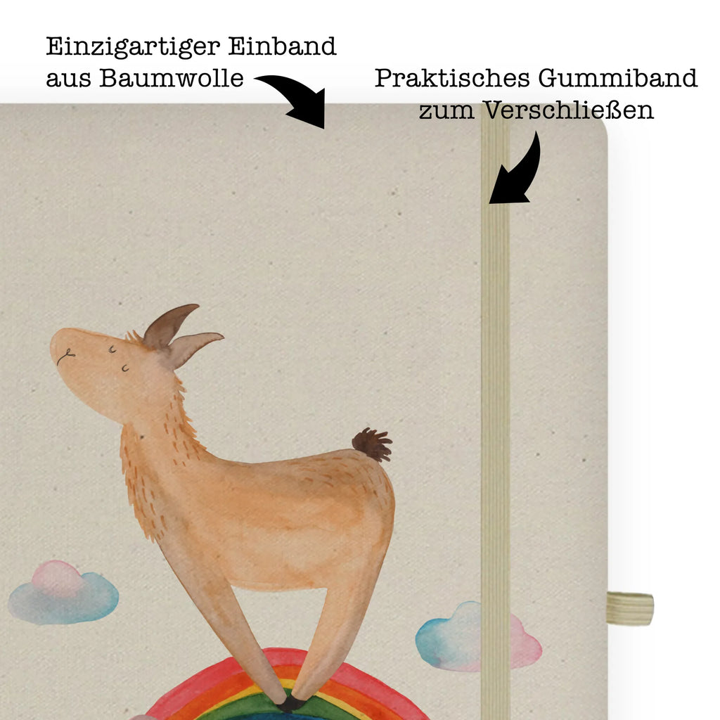 Baumwoll Notizbuch Lama Regenbogen Notizen, Eintragebuch, Tagebuch, Notizblock, Adressbuch, Journal, Kladde, Skizzenbuch, Notizheft, Schreibbuch, Schreibheft, Lama, Alpaka, Lamas, Regenbogen, Haters gonna hate, Haters, Selbstständig, Außenseiter, Schule, Abi, Hobby, Wolkenland, Freiheit