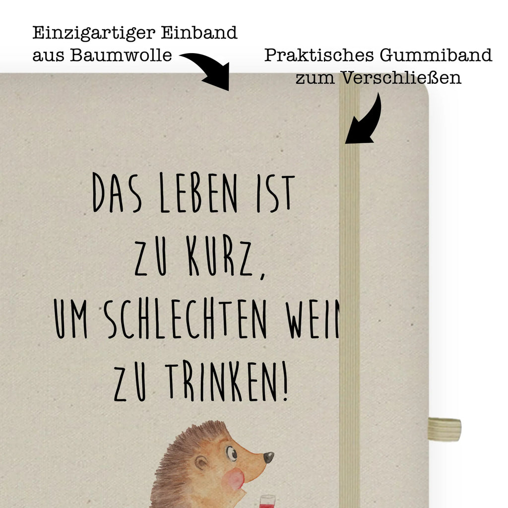 Baumwoll Notizbuch Igel mit Wein Notizen, Eintragebuch, Tagebuch, Notizblock, Adressbuch, Journal, Kladde, Skizzenbuch, Notizheft, Schreibbuch, Schreibheft, Tiermotive, Gute Laune, lustige Sprüche, Tiere, Wein Spruch, Igel, Geschenk Weintrinker, Geschenk Weinliebhaber, Wein Deko, Weinglas, Rotwein, Weißwein, Wein trinken