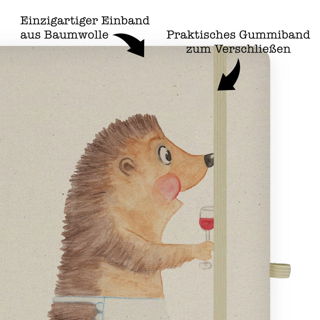 Baumwoll Notizbuch Igel mit Wein Notizen, Eintragebuch, Tagebuch, Notizblock, Adressbuch, Journal, Kladde, Skizzenbuch, Notizheft, Schreibbuch, Schreibheft, Tiermotive, Gute Laune, lustige Sprüche, Tiere, Wein Spruch, Igel, Geschenk Weintrinker, Geschenk Weinliebhaber, Wein Deko, Weinglas, Rotwein, Weißwein, Wein trinken