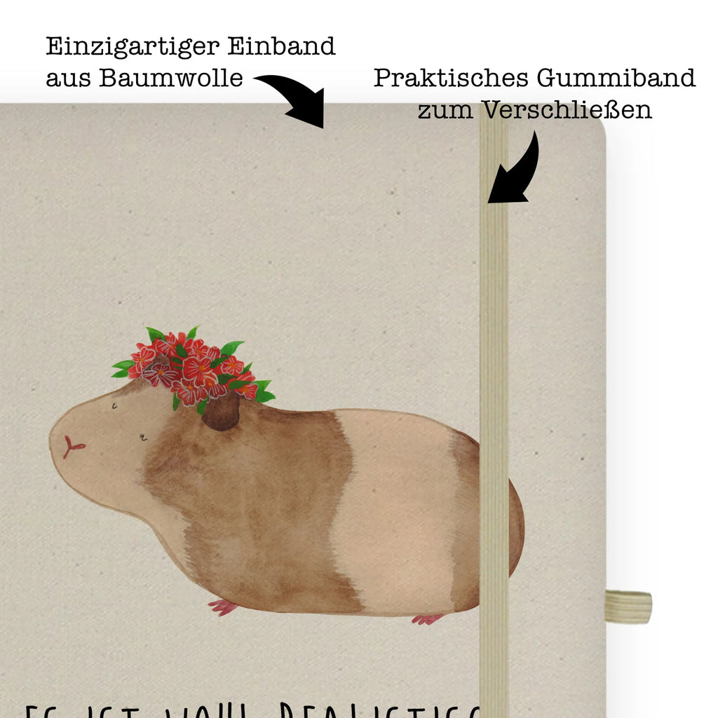 Baumwoll Notizbuch Meerschweinchen weise Notizen, Eintragebuch, Tagebuch, Notizblock, Adressbuch, Journal, Kladde, Skizzenbuch, Notizheft, Schreibbuch, Schreibheft, Tiermotive, Gute Laune, lustige Sprüche, Tiere, Meerschweinchen, Meerie, Meeries, Wunder, Blumenkind, Realität, Spruch, Weisheit, Motivation, Wunderland