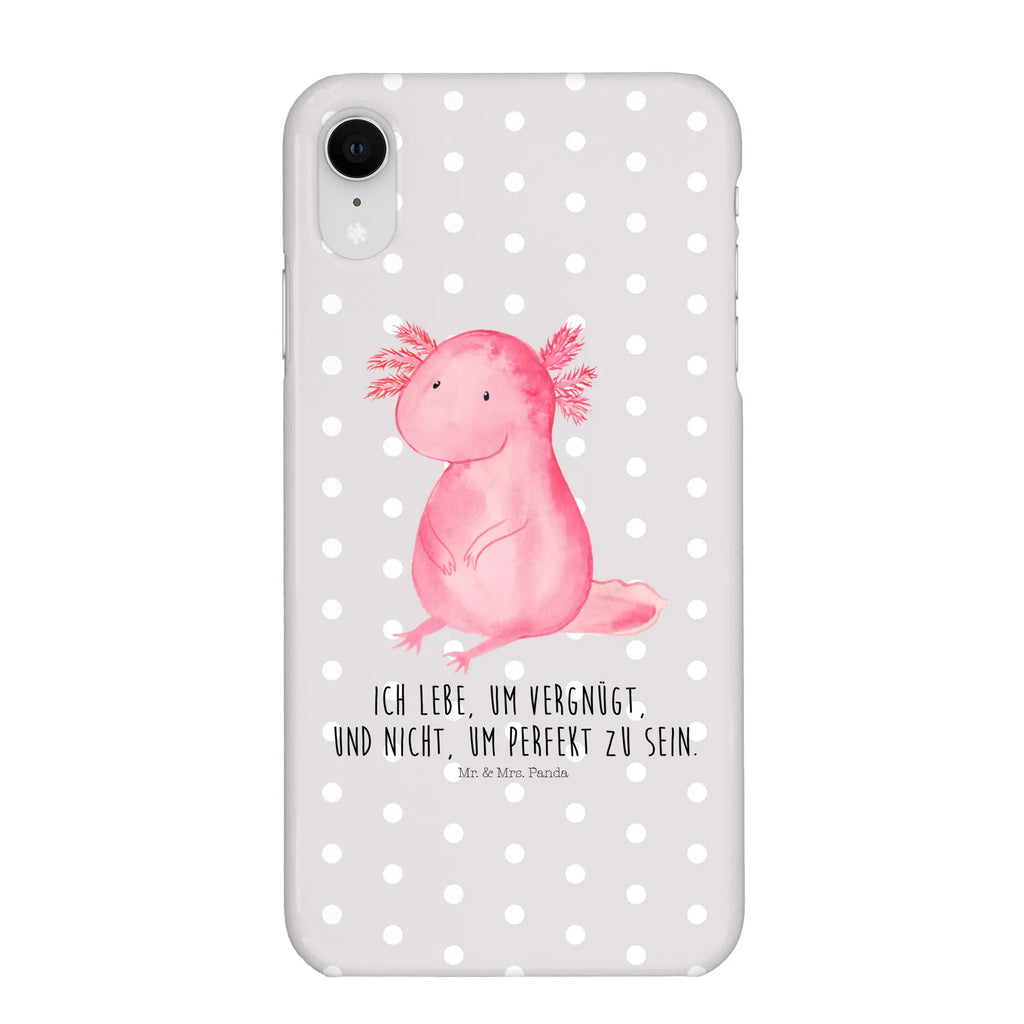 Handyhülle Axolotl null Handyhülle, Handycover, Cover, Handy, Hülle, Iphone 10, Iphone X, Axolotl, Molch, Axolot, vergnügt, fröhlich, zufrieden, Lebensstil, Weisheit, Lebensweisheit, Liebe, Freundin