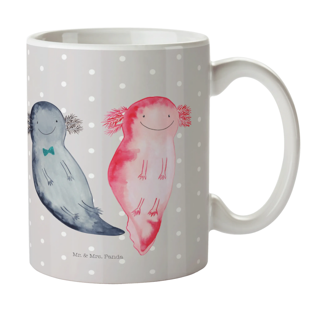 Tasse Axolotl Axel+Lotte Tasse, Kaffeetasse, Teetasse, Becher, Kaffeebecher, Teebecher, Keramiktasse, Porzellantasse, Büro Tasse, Geschenk Tasse, Tasse Sprüche, Tasse Motive, Kaffeetassen, Tasse bedrucken, Designer Tasse, Cappuccino Tassen, Schöne Teetassen, Axolotl, Molch, Axolot, Schwanzlurch, Lurch, Lurche, Liebe, große Liebe, Liebesbeweis, Freund, Verlobter, Ehemann, Jahrestag, Valentinstag