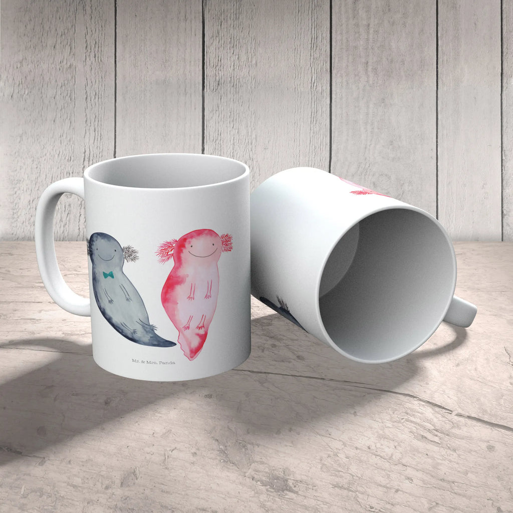 Tasse Axolotl Axel+Lotte Tasse, Kaffeetasse, Teetasse, Becher, Kaffeebecher, Teebecher, Keramiktasse, Porzellantasse, Büro Tasse, Geschenk Tasse, Tasse Sprüche, Tasse Motive, Kaffeetassen, Tasse bedrucken, Designer Tasse, Cappuccino Tassen, Schöne Teetassen, Axolotl, Molch, Axolot, Schwanzlurch, Lurch, Lurche, Liebe, große Liebe, Liebesbeweis, Freund, Verlobter, Ehemann, Jahrestag, Valentinstag