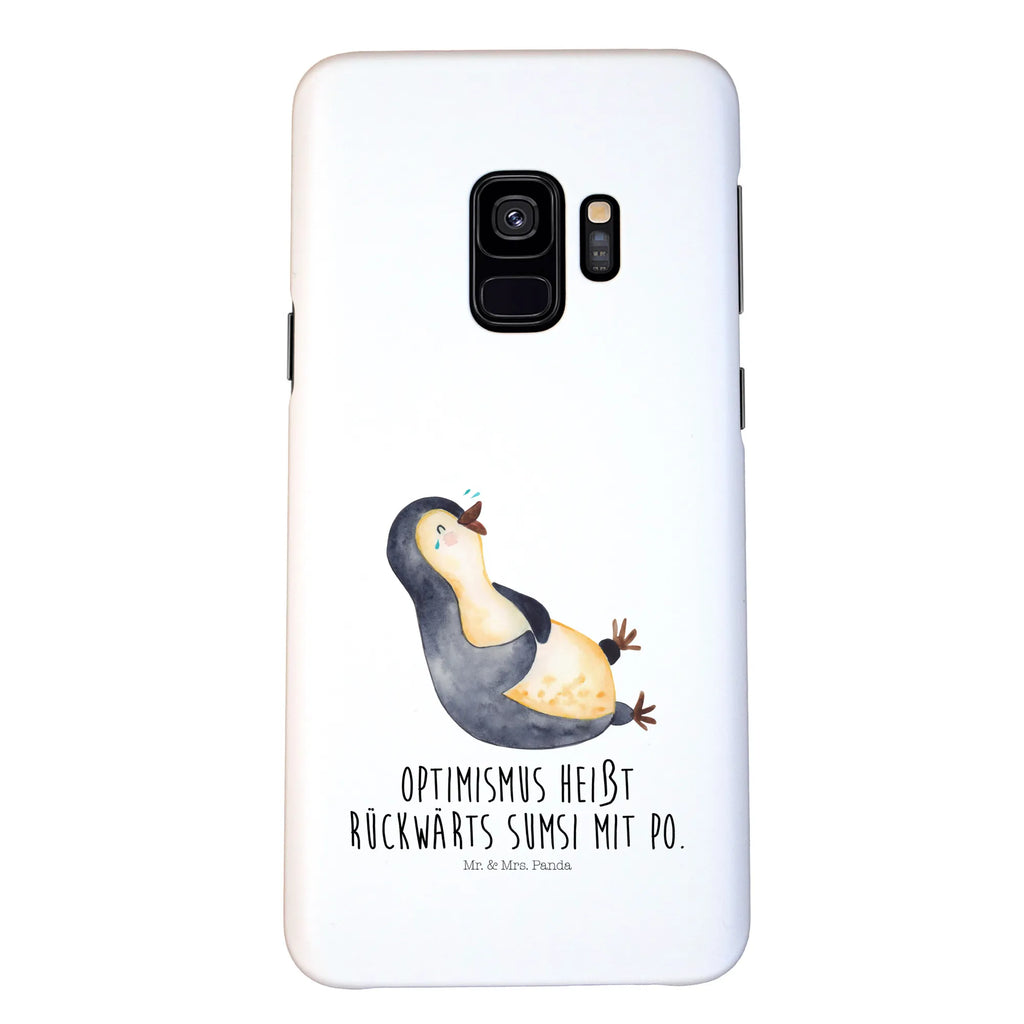 Handyhülle Pinguin Lachen Handyhülle, Handycover, Cover, Handy, Hülle, Iphone 10, Iphone X, Pinguin, Pinguine, lustiger Spruch, Optimismus, Fröhlich, Lachen, Humor, Fröhlichkeit