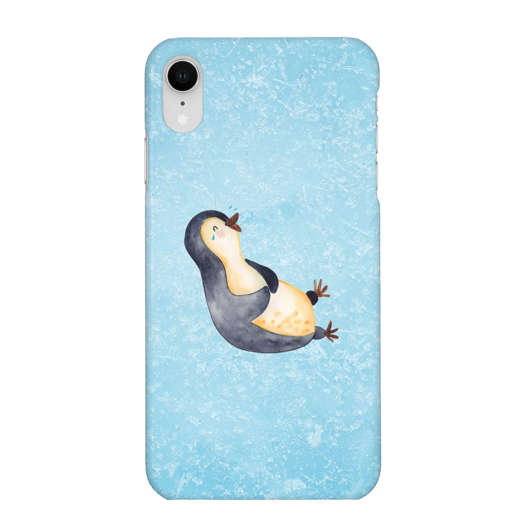 Handyhülle Pinguin Lachen Handyhülle, Handycover, Cover, Handy, Hülle, Iphone 10, Iphone X, Pinguin, Pinguine, lustiger Spruch, Optimismus, Fröhlich, Lachen, Humor, Fröhlichkeit