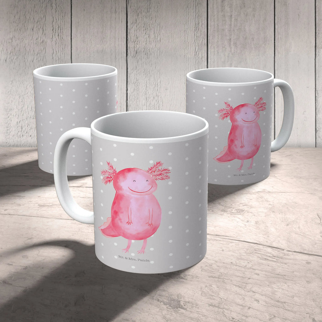 Tasse Axolotl Glücklich Tasse, Kaffeetasse, Teetasse, Becher, Kaffeebecher, Teebecher, Keramiktasse, Porzellantasse, Büro Tasse, Geschenk Tasse, Tasse Sprüche, Tasse Motive, Kaffeetassen, Tasse bedrucken, Designer Tasse, Cappuccino Tassen, Schöne Teetassen, Axolotl, Molch, Axolot, Schwanzlurch, Lurch, Lurche, Motivation, gute Laune