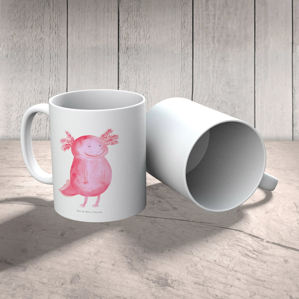 Tasse Axolotl Glücklich Tasse, Kaffeetasse, Teetasse, Becher, Kaffeebecher, Teebecher, Keramiktasse, Porzellantasse, Büro Tasse, Geschenk Tasse, Tasse Sprüche, Tasse Motive, Kaffeetassen, Tasse bedrucken, Designer Tasse, Cappuccino Tassen, Schöne Teetassen, Axolotl, Molch, Axolot, Schwanzlurch, Lurch, Lurche, Motivation, gute Laune