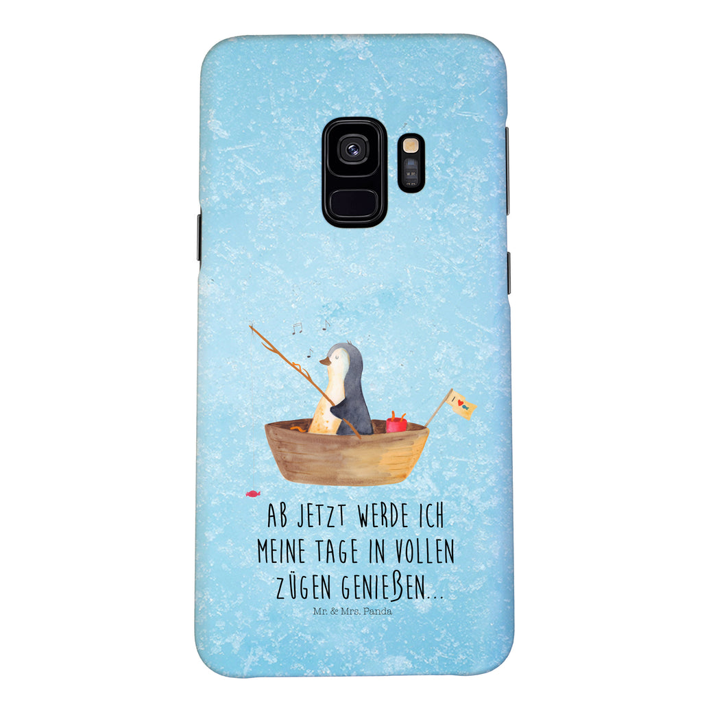 Handyhülle Pinguin Angelboot Handyhülle, Handycover, Cover, Handy, Hülle, Samsung Galaxy S8 plus, Pinguin, Pinguine, Angeln, Boot, Angelboot, Lebenslust, Leben, genießen, Motivation, Neustart, Neuanfang, Trennung, Scheidung, Geschenkidee Liebeskummer