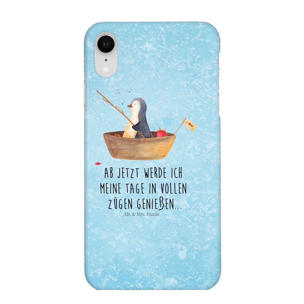 Handyhülle Pinguin Angelboot Handyhülle, Handycover, Cover, Handy, Hülle, Iphone 10, Iphone X, Pinguin, Pinguine, Angeln, Boot, Angelboot, Lebenslust, Leben, genießen, Motivation, Neustart, Neuanfang, Trennung, Scheidung, Geschenkidee Liebeskummer