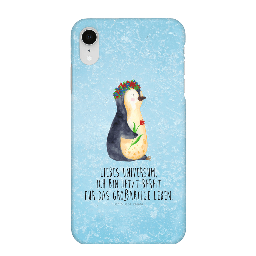 Handyhülle Pinguin Blumen Iphone 11, Handyhülle, Smartphone Hülle, Handy Case, Handycover, Hülle, Pinguin, Pinguine, Blumenkranz, Universum, Leben, Wünsche, Ziele, Lebensziele, Motivation, Lebenslust, Liebeskummer, Geschenkidee