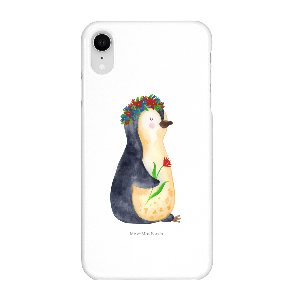 Handyhülle Pinguin Blumen Iphone 11, Handyhülle, Smartphone Hülle, Handy Case, Handycover, Hülle, Pinguin, Pinguine, Blumenkranz, Universum, Leben, Wünsche, Ziele, Lebensziele, Motivation, Lebenslust, Liebeskummer, Geschenkidee