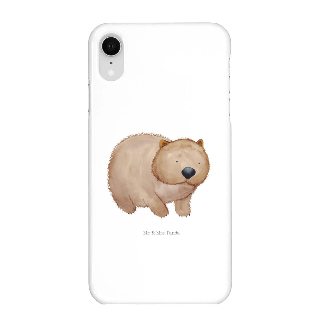 Handyhülle Wombat Handyhülle, Handycover, Cover, Handy, Hülle, Iphone 10, Iphone X, Tiermotive, Gute Laune, lustige Sprüche, Tiere, Wombat, Das Leben ist schön, Motivation, Spruch, Australien