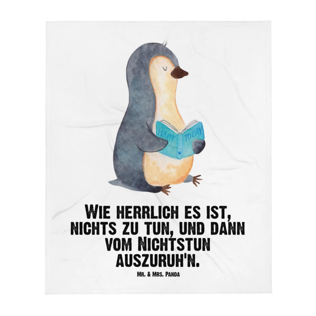 Babydecke Pinguin Buch Babydecke, Babygeschenk, Geschenk Geburt, Babyecke Kuscheldecke, Krabbeldecke, Pinguin, Pinguine, Buch, Lesen, Bücherwurm, Nichtstun, Faulenzen, Ferien, Urlaub, Freizeit