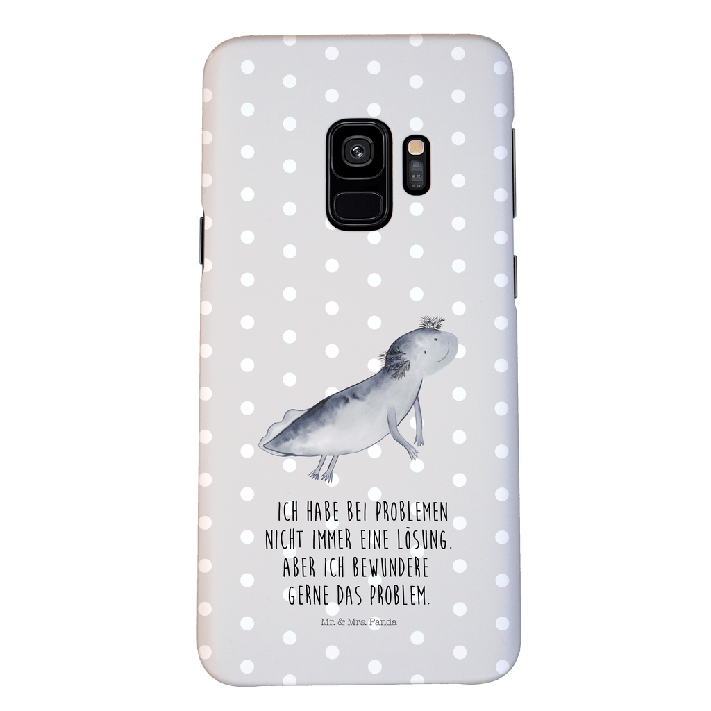 Handyhülle Axolotl Schwimmen Handyhülle, Handycover, Cover, Handy, Hülle, Iphone 10, Iphone X, Axolotl, Molch, Axolot, Schwanzlurch, Lurch, Lurche, Problem, Probleme, Lösungen, Motivation