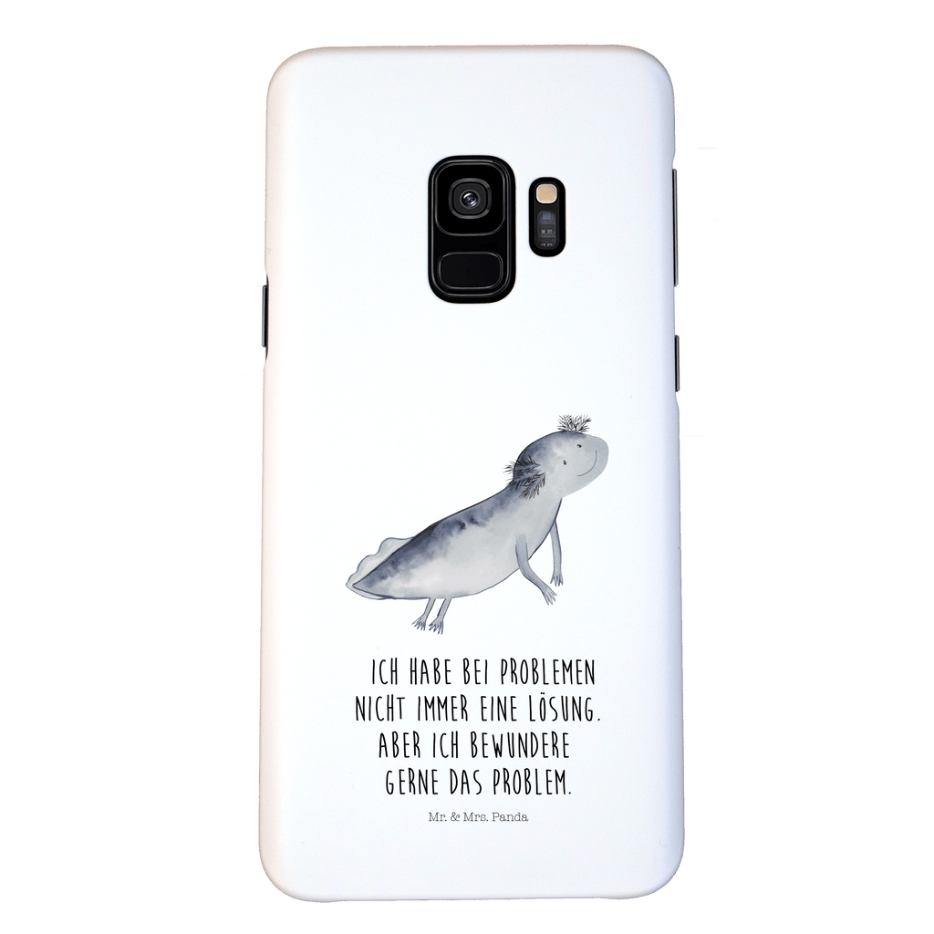 Handyhülle Axolotl Schwimmen Handyhülle, Handycover, Cover, Handy, Hülle, Iphone 10, Iphone X, Axolotl, Molch, Axolot, Schwanzlurch, Lurch, Lurche, Problem, Probleme, Lösungen, Motivation