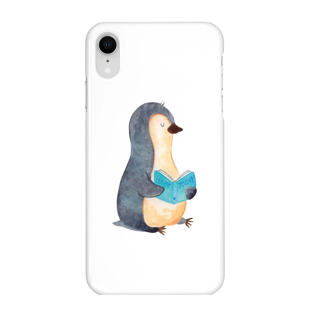 Handyhülle Pinguin Buch Handyhülle, Handycover, Cover, Handy, Hülle, Iphone 10, Iphone X, Pinguin, Pinguine, Buch, Lesen, Bücherwurm, Nichtstun, Faulenzen, Ferien, Urlaub, Freizeit