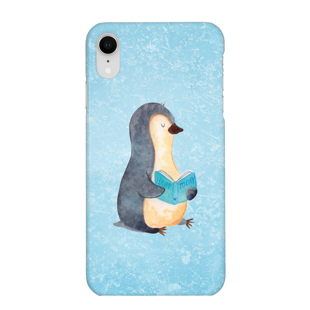 Handyhülle Pinguin Buch Handyhülle, Handycover, Cover, Handy, Hülle, Iphone 10, Iphone X, Pinguin, Pinguine, Buch, Lesen, Bücherwurm, Nichtstun, Faulenzen, Ferien, Urlaub, Freizeit