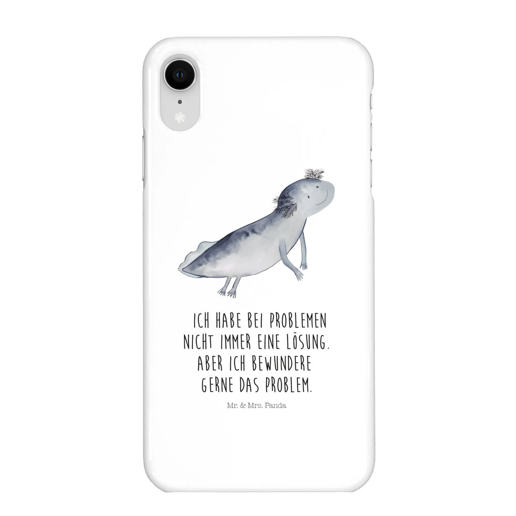 Handyhülle Axolotl Schwimmen Handyhülle, Handycover, Cover, Handy, Hülle, Iphone 10, Iphone X, Axolotl, Molch, Axolot, Schwanzlurch, Lurch, Lurche, Problem, Probleme, Lösungen, Motivation