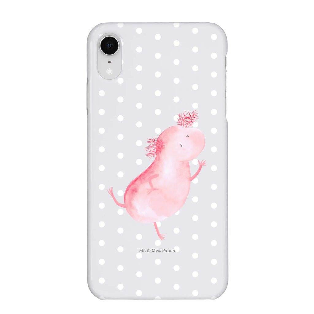 Handyhülle Axolotl Tanzen Handyhülle, Handycover, Cover, Handy, Hülle, Iphone 10, Iphone X, Axolotl, Molch, Axolot, Schwanzlurch, Lurch, Lurche, Dachschaden, Sterne, verrückt, Freundin, beste Freundin