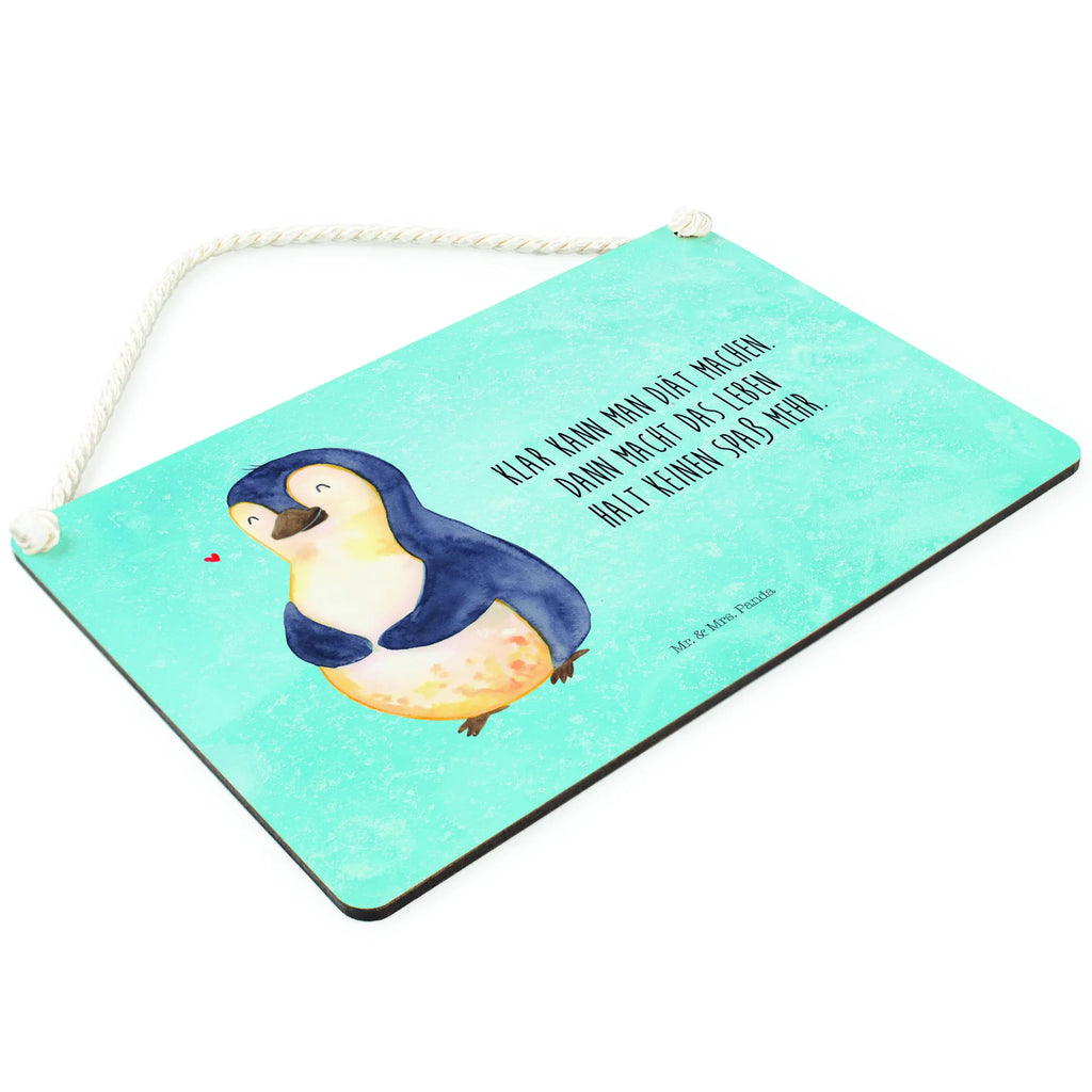 Deko Schild Pinguin Diät Dekoschild, Deko Schild, Schild, Tür Schild, Türschild, Holzschild, Wandschild, Wanddeko, Pinguin, Pinguine, Diät, Abnehmen, Abspecken, Gewicht, Motivation, Selbstliebe, Körperliebe, Selbstrespekt