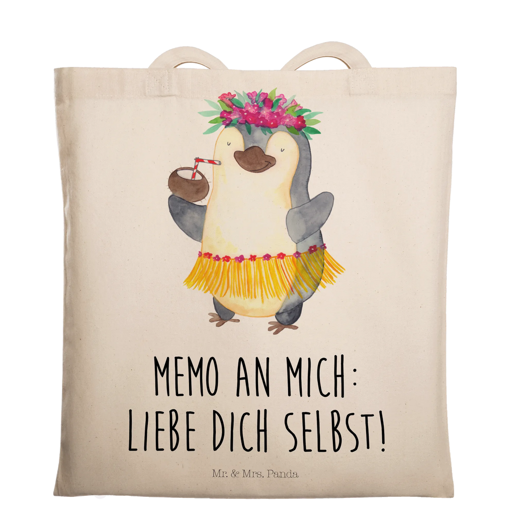 Tragetasche Pinguin Kokosnuss Beuteltasche, Beutel, Einkaufstasche, Jutebeutel, Stoffbeutel, Tasche, Shopper, Umhängetasche, Strandtasche, Schultertasche, Stofftasche, Tragetasche, Badetasche, Jutetasche, Einkaufstüte, Laptoptasche, Pinguin, Aloha, Hawaii, Urlaub, Kokosnuss, Pinguine