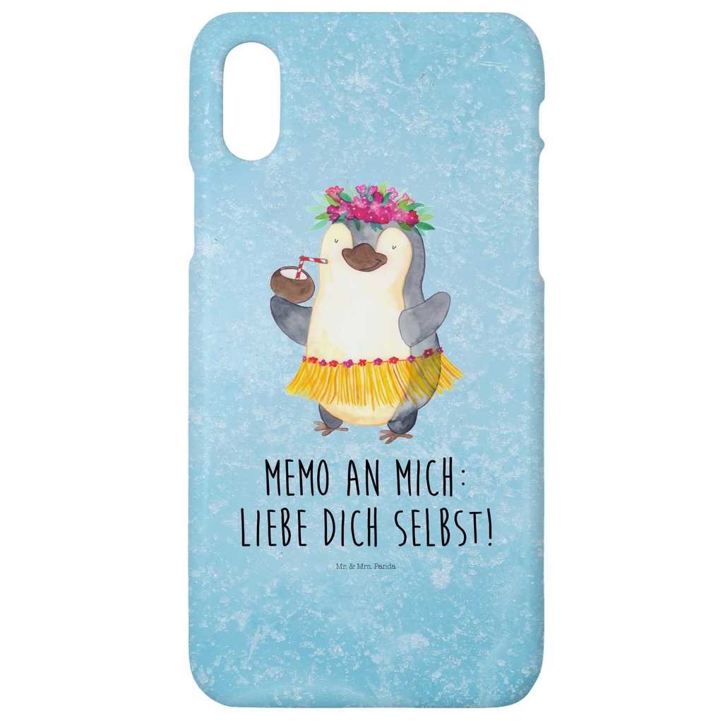 Handyhülle Pinguin Kokosnuss Handyhülle, Handycover, Cover, Handy, Hülle, Iphone 10, Iphone X, Pinguin, Aloha, Hawaii, Urlaub, Kokosnuss, Pinguine