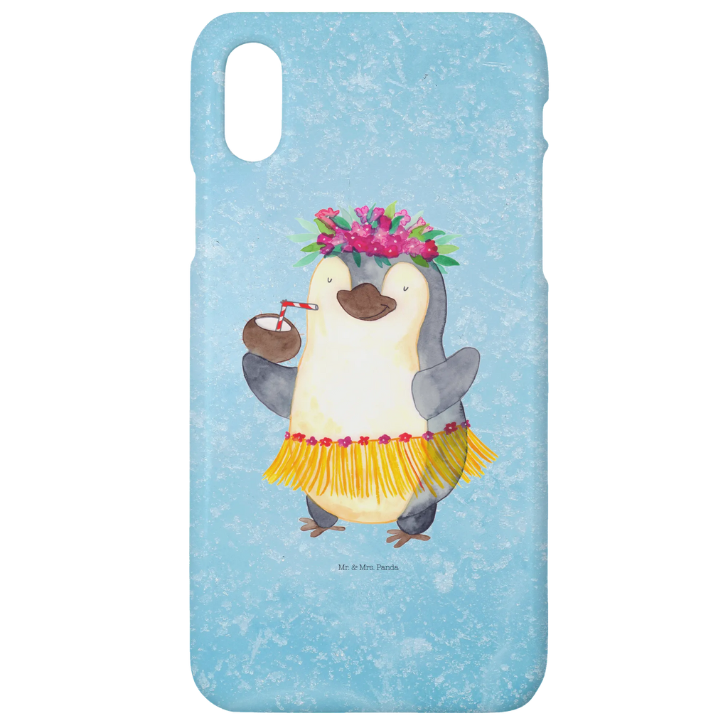 Handyhülle Pinguin Kokosnuss Handyhülle, Handycover, Cover, Handy, Hülle, Iphone 10, Iphone X, Pinguin, Aloha, Hawaii, Urlaub, Kokosnuss, Pinguine