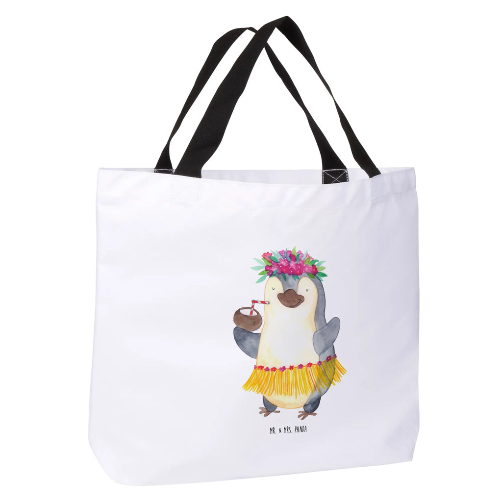 Shopper Pinguin Kokosnuss Beutel, Einkaufstasche, Tasche, Strandtasche, Einkaufsbeutel, Shopper, Schultasche, Freizeittasche, Tragebeutel, Schulbeutel, Alltagstasche, Pinguin, Aloha, Hawaii, Urlaub, Kokosnuss, Pinguine