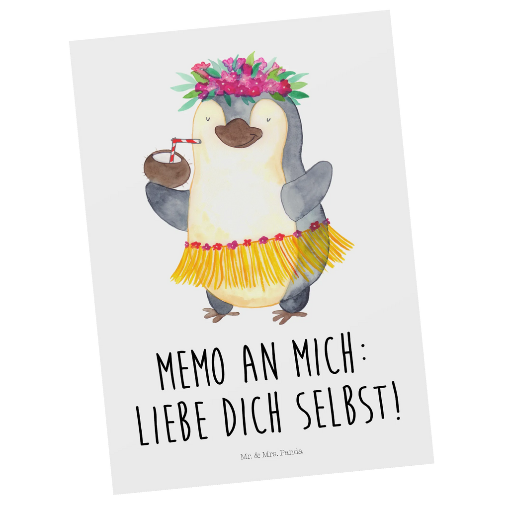 Postkarte Pinguin Kokosnuss Postkarte, Karte, Geschenkkarte, Grußkarte, Einladung, Ansichtskarte, Geburtstagskarte, Einladungskarte, Dankeskarte, Ansichtskarten, Einladung Geburtstag, Einladungskarten Geburtstag, Pinguin, Aloha, Hawaii, Urlaub, Kokosnuss, Pinguine