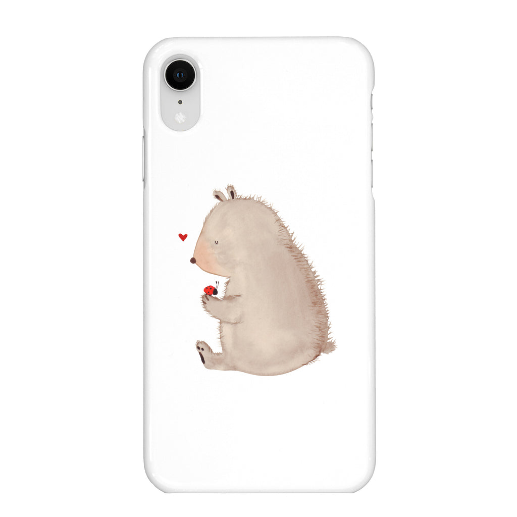 Handyhülle Bär Marienkäfer Iphone XR Handyhülle, Iphone XR, Handyhülle, Premium Kunststoff, Bär, Teddy, Teddybär, Marienkäfer, Liebe, Freiheit, Motivation, Das Leben ist schön