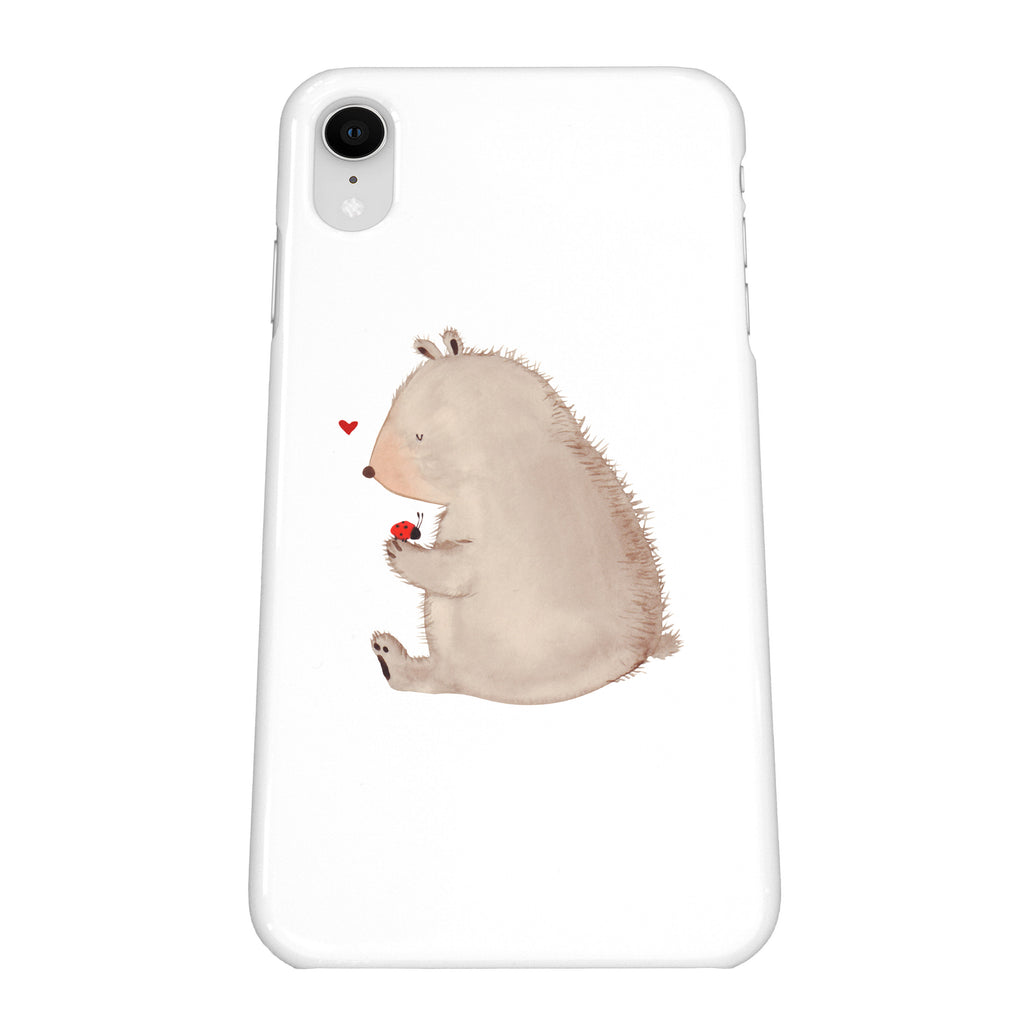 Handyhülle Bär Marienkäfer Iphone XR Handyhülle, Iphone XR, Handyhülle, Premium Kunststoff, Bär, Teddy, Teddybär, Marienkäfer, Liebe, Freiheit, Motivation, Das Leben ist schön